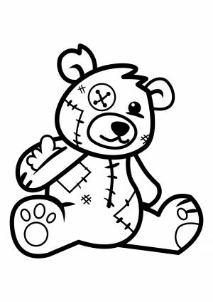 Раскраски Мишка