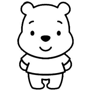 Раскраски Раскраска Мишка без штанов