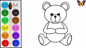 How to draw a Teddy bear
