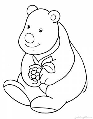 Раскраска для детей 3-4 лет