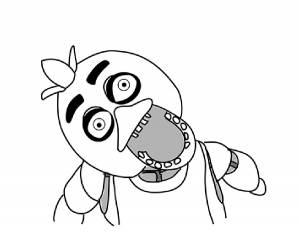 Раскраска 5 Ночей С Фредди