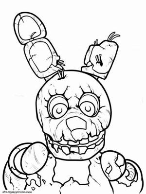 Аниматроники раскраска страшные