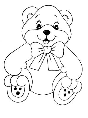 DataLife Engine > Версия для печати > Раскраски медведь аппликация