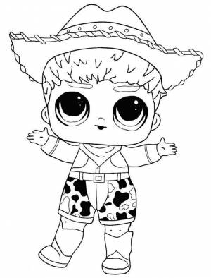 Раскраски «Куклы LOL»