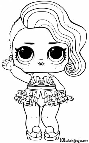 Раскраски куклы ЛОЛ