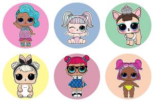 Раскраски кукол ЛОЛ