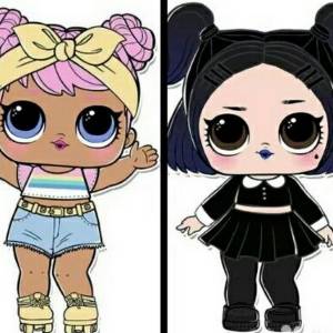 Арты кукла лол рассвет