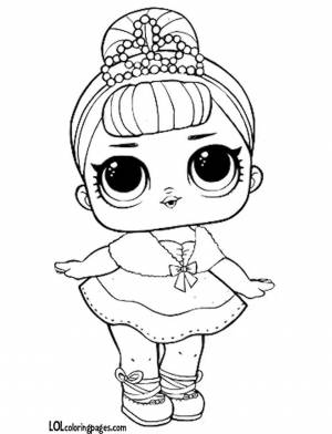 Раскраски куклы ЛОЛ