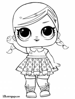Раскраски куклы ЛОЛ