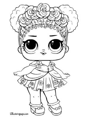 Раскраски куклы ЛОЛ