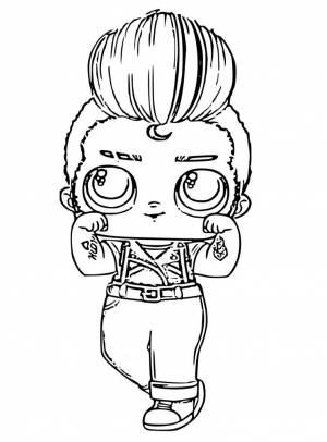ЛОЛ мальчик с волосами