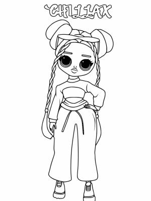 Раскраски ЛОЛ ОМГ   в формате