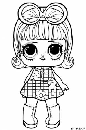 Раскраска Rebel LOL Surprise Remix