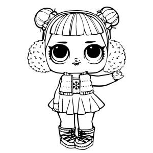 Кукла ЛОЛ снежный ангел