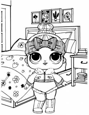 Раскраски «Куклы LOL»