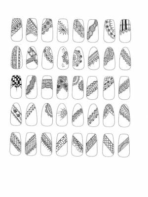 Dibujos de Uña para colorear imprimir gratis