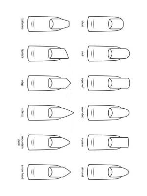 Раскраски Ногти