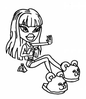 Раскраски ногти, Раскраска Накрасила ногти