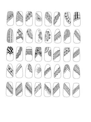 Dibujos de Uña para colorear imprimir gratis