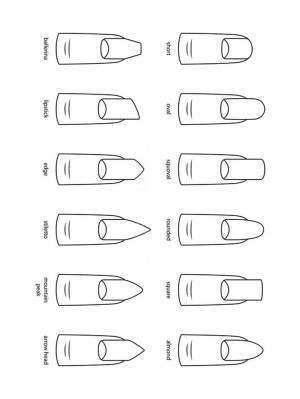 Раскраски Ногти