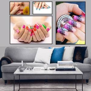 Современный модный Маникюр маникюрный салон домашний Декор стены искусства Скандинавская Картина на холсте Рисунок печати плакатов спальни гостиной рисунок
