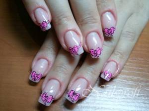 Легкие рисунки на ногтях