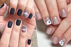 Стильные рисунки на ногтях 2016