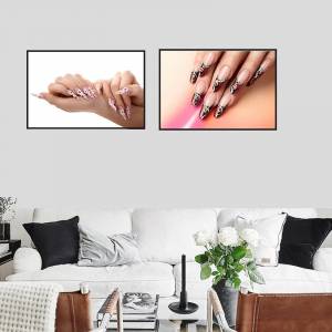 Модные красивые Маникюр маникюрный салон домашний Декор стены искусства Скандинавская Картина на холсте Рисунок печати плакатов спальни гостиной рисунок