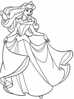 Раскраски принцессы диснея для девочек