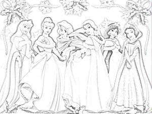 Раскраски Раскраска Принцессы диснея принцесса