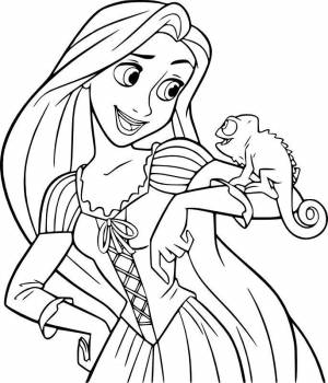 Раскраски Принцесса