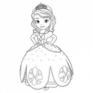 Раскраска Принцесса София