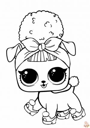 Раскраски LOL Pets для детей