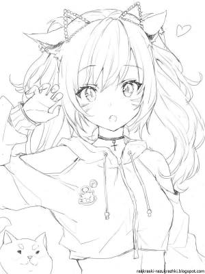 DataLife Engine > Версия для печати > Раскраски аниме кошка