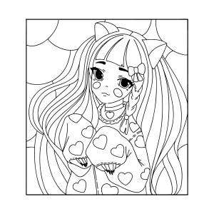 Грустная девушка Аниме