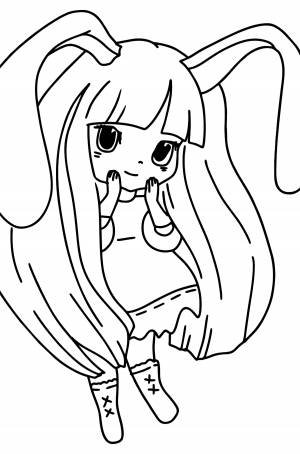 Раскраски Аниме для девочек