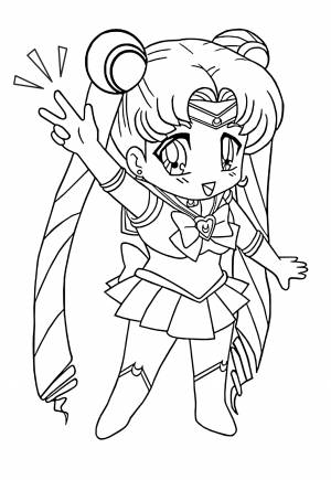 Раскраска Аниме Милая