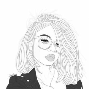 Раскраски Девушки крутые