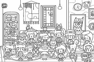 Раскраска Toca Life World