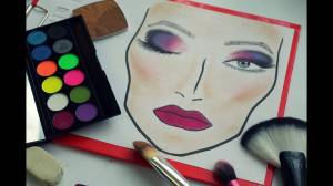 Рисуем макияж на Face Charts