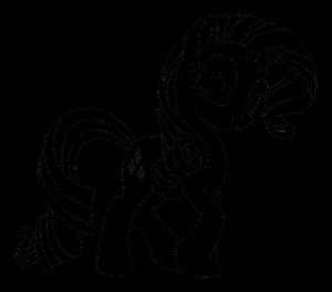 Раскраска Май Литл Пони Рарити