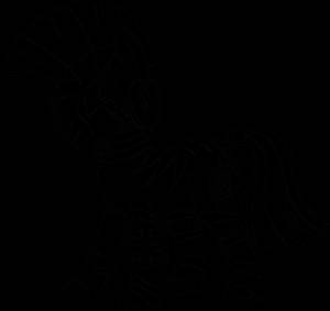 Раскраска Май Литл Пони Зекора