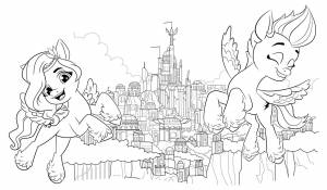 Раскраски Май литл пони новое поколение