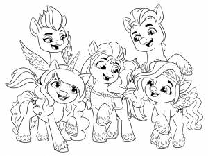 Раскраски грифон из май литл пони