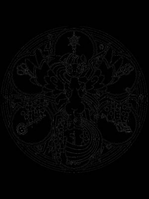 Раскраски логотип май литл пони