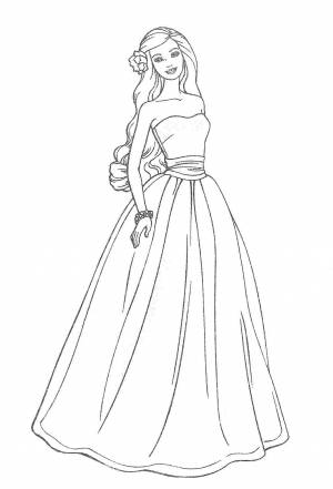 Раскраски платье