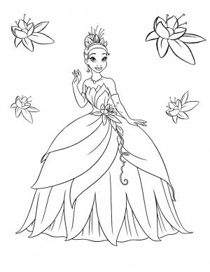 Тиана в бальном платье