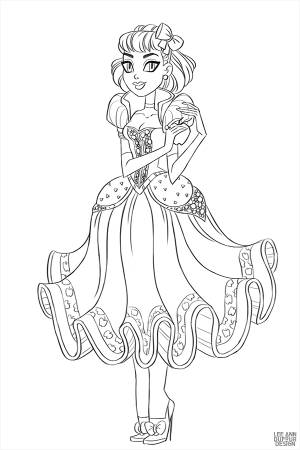 Раскраски с Дисней Принцессами