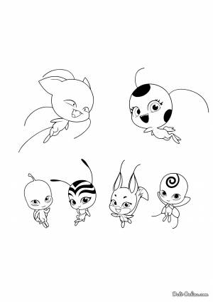 Раскраска Квами