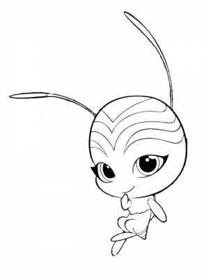 Картинка Квами раскраска в формате  для детей